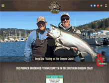 Tablet Screenshot of brookingsfishing.com